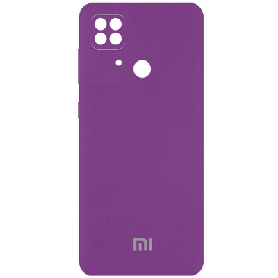 Чехол Silicone Full Camera AA для Xiaomi Redmi 10C / Poco C40 Фиолетовый / Grape 66877