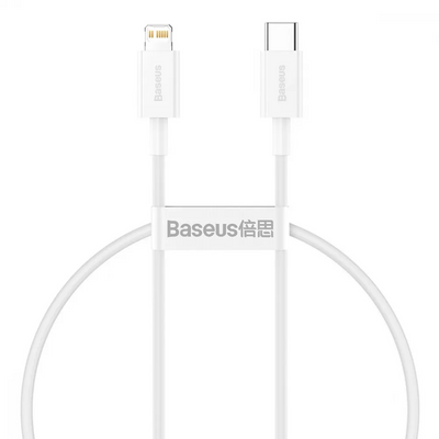 Кабель Baseus Superior Series Fast Charging Type-C to Lightning PD 20W 0.25м White 83209