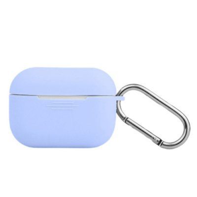 Чохол Silicone Slim з карабіном для Apple Airpods Pro 2 Sky Blue 82275