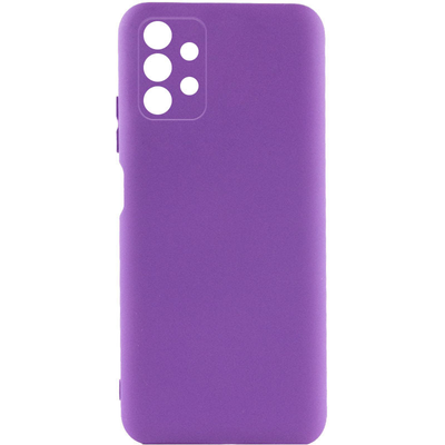 Чохол Silicone Lakshmi A Full Camera для Samsung Galaxy A73 Фіолетовий / Purple 63107