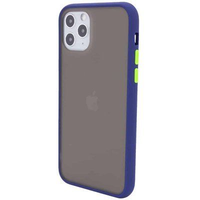 Чохол Soft-touch with Color Buttons для Iphone 11 Pro Max Синій 39530