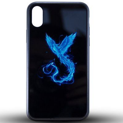 Чохол Night Luminous Glass Case для Iphone XS Max Phoenix 34973