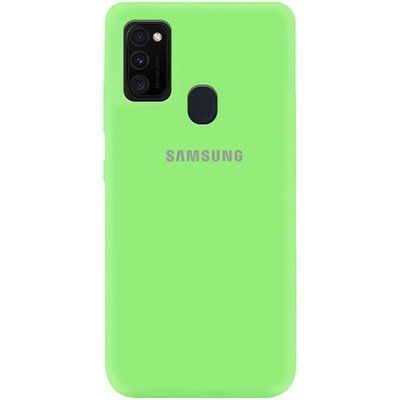 Чохол Silicone Cover A для Samsung Galaxy M30s / M21 Зелений / Green 43203