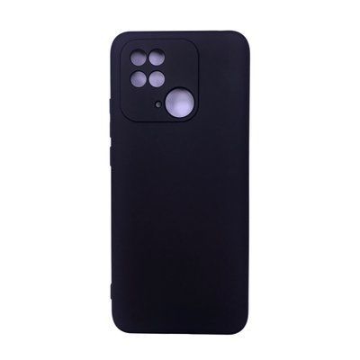 Чехол Silicone WAVE Full для Xiaomi Redmi 10C / Poco C40 Black 64122