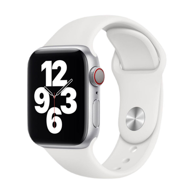 Ремешок Silicone Sport Band для Apple Watch 38/40/SE 40/41 mm M White 82210