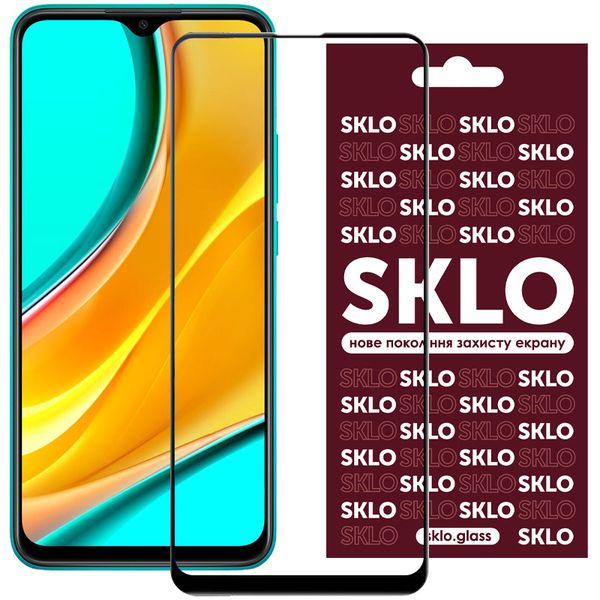 Захисне скло Premium SKLO для Xiaomi Redmi 9 / 9T / Poco M3 Black 45625