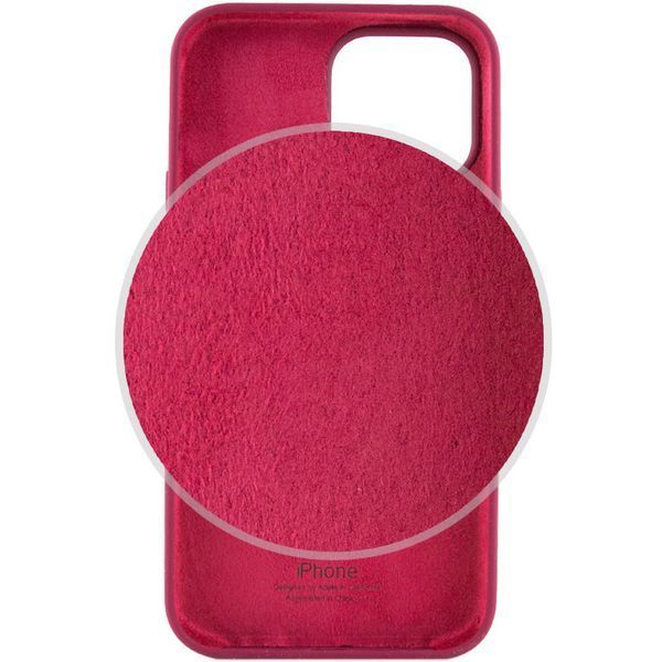 Чехол Silicone Case для Iphone 16 Pro Max Бордовый / Maroon