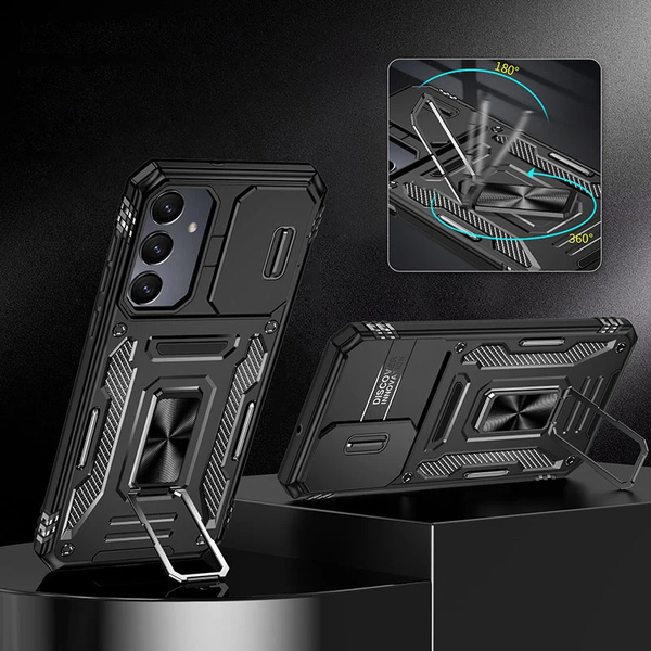 Протиударний чохол Camsh Army Ring Samsung Galaxy A36 / A56 Black