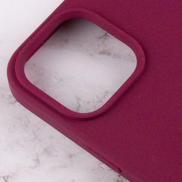 Чехол Silicone Case для Iphone 16 Pro Max Бордовый / Maroon