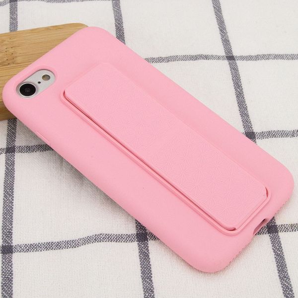 Чохол Silicone Hand Holder для Iphone 7 / 8 / SE 2020 Рожевий / Pink 57120