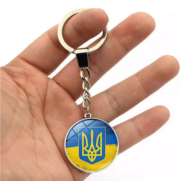 Брелок для ключей патриотический Flag of Ukraine 63664