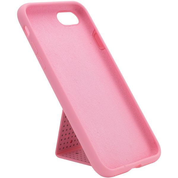 Чохол Silicone Hand Holder для Iphone 7 / 8 / SE 2020 Рожевий / Pink 57120