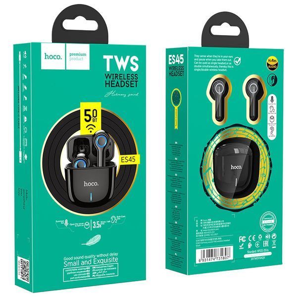 Наушники беспроводные Hoco ES45 Black 52332