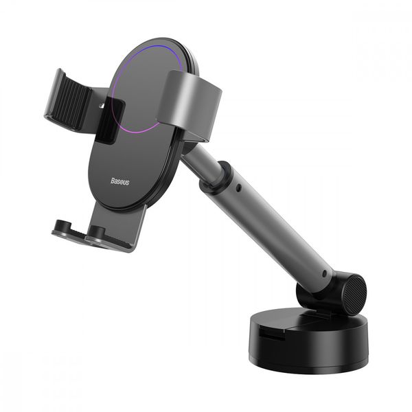 Автодержатель для телефона Baseus Simplism Gravity Car Mount With Suction Base Black 52382