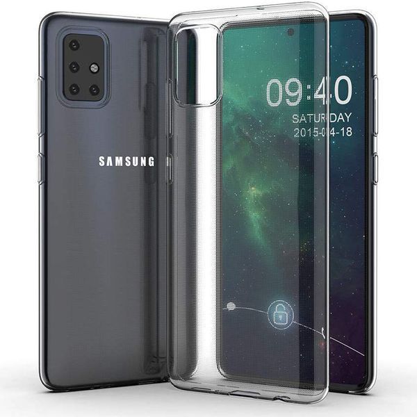 Чехол Stez для Samsung Galaxy A31 Прозрачный 44203