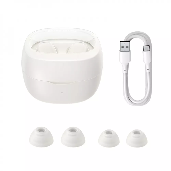 Навушники безпровідні Baseus WM02 TWS Білий / White 68077