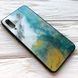 Чохол TPU+Glass Luxury Marble для Samsung Galaxy A70 2019 A705 Голуб 34093 2