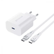Сетевое зарядное устройство Proove Rapid 30W Type-C+кабель Type-C to Type-C White 83491 1