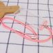Чехол Crossbody Transparent со шнурком для Iphone X / XS Розовый 57170 3