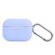 Чохол Silicone Slim з карабіном для Apple Airpods Pro 2 Sky Blue 82275