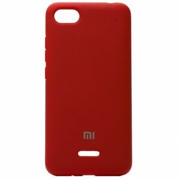 Чехол Silicone Cover для Xiaomi Redmi 6A Красный 35083