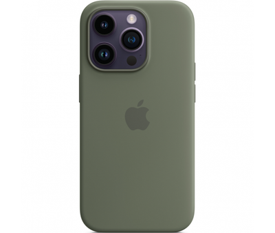 Чохол Silicone case Magsafe для Iphone 14 Pro Olive 82161