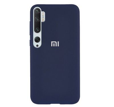 Чохол Silicone Cover для Xiaomi Mi Note 10 / Mi Note 10 Pro Синій / Navy Blue 38509