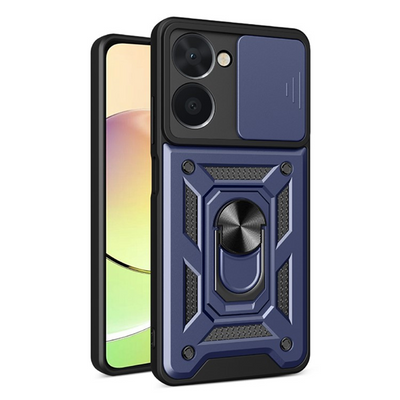 Протиударний чохол Camsh Serg Ring для Realme C33 Синій 87957