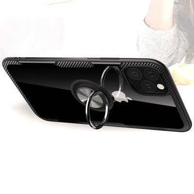 Чохол Din Crystal Magnet Ring для Iphone 11 Pro Темно-синій 37493