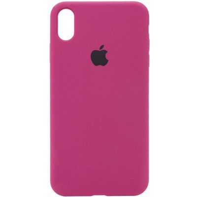 Чехол Silicone Case 360 для Iphone X / XS Бордовый / Maroon 67019