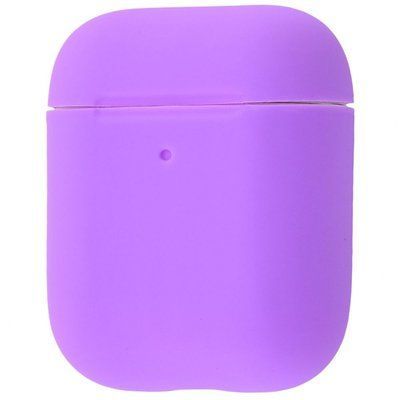 Чохол Silicone Slim для Apple Airpods 1/2 Purple 43363