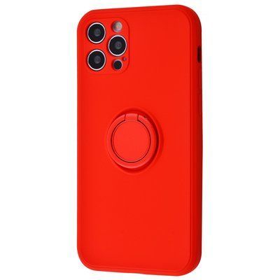 Чохол WAVE Light Color Magnet Ring для Iphone 12 Pro Max Red 54336