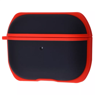 Чохол WIWU Hard Protective з карабіном для AirPods Pro Black / Red 60835