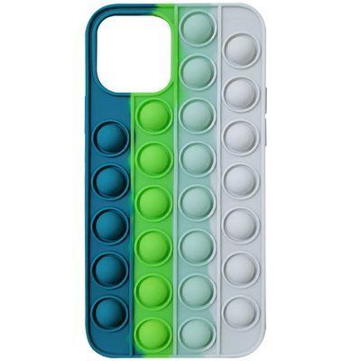 Чохол 3D Pop it Bubble для Iphone 11 Pro Max Cosmos blue / White 56134