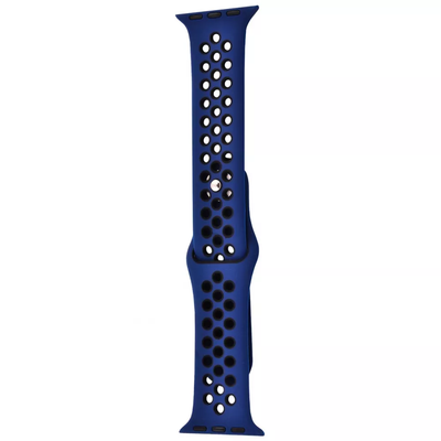 Ремешок Silicone Sport Nike для Apple Watch 38/40/SE 40/41 mm Midnight blue / Black 69192