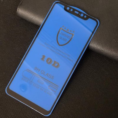 Защитное стекло 10D Full для Xiaomi Mi 8 Black 35859