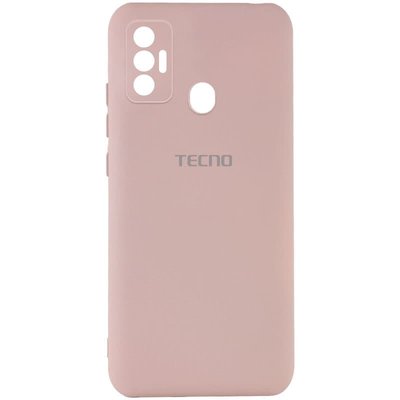 Чехол Silicone Cover MyColor Camera A для TECNO Spark 7 Розовый / Pink Sand 60935