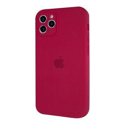 Чехол Silicone Case Square для Iphone 11 Pro Max Rose Red 55917