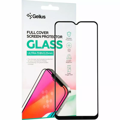 Защитное стекло Gelius 0.25мм для Realme C30 / C30s Black 80918