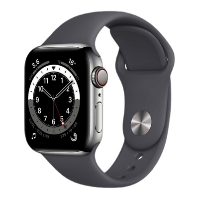 Ремінець Silicone Sport Band для Apple Watch 38/40/SE 40/41 mm M Space Grey 82211