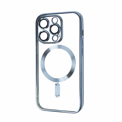 Чохол Xrome MagSafe для Iphone 15 Pro Max Прозорий / Sierra Blue 82778