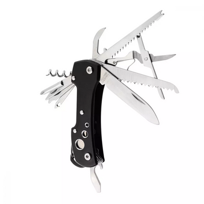 Мультитул для кемпінгу 11в1 у чохлі Black 84945