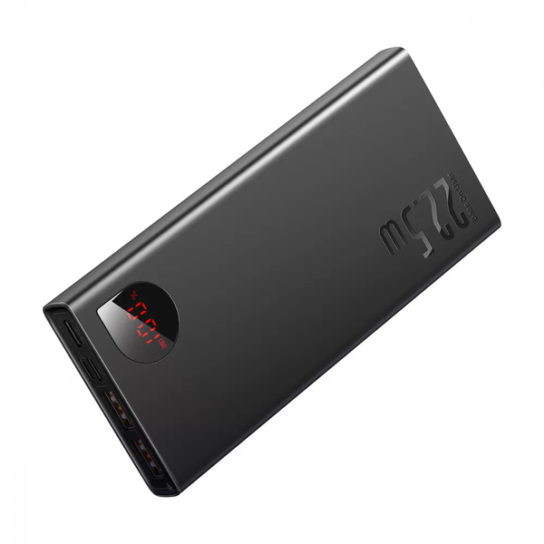 Зовнішній акумулятор Baseus Adaman Metal Overseas 22.5W 20000 mAh Black 68079