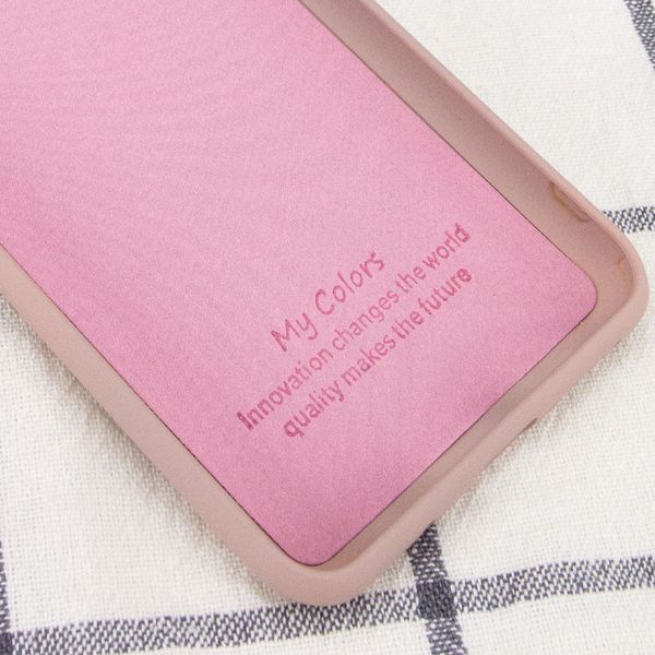 Чехол Silicone Cover MyColor Camera A для TECNO Spark 7 Розовый / Pink Sand 60935