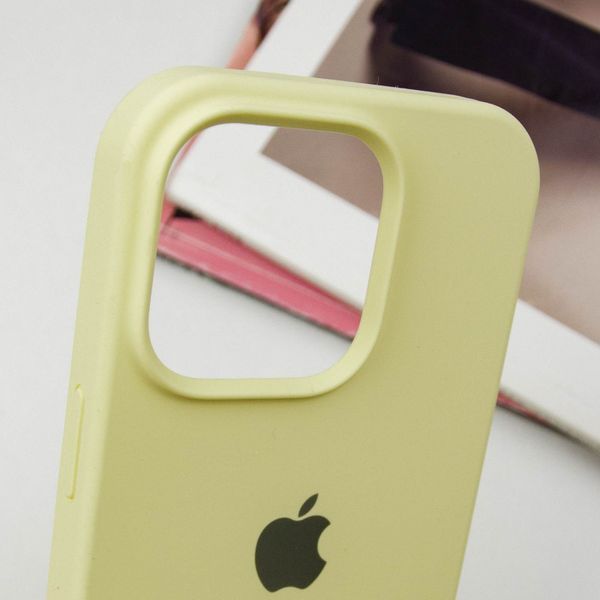 Чехол Silicone Case для Iphone 16 Pro Max Желтый / Mellow Yellow