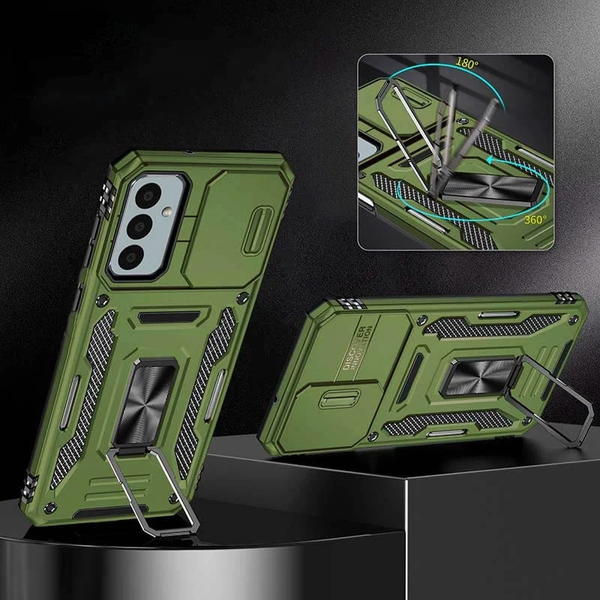 Протиударний чохол Camsh Army Ring Samsung Galaxy A36 / A56 Army Green
