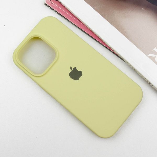 Чехол Silicone Case для Iphone 16 Pro Max Желтый / Mellow Yellow