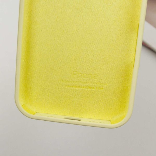 Чехол Silicone Case для Iphone 16 Pro Max Желтый / Mellow Yellow