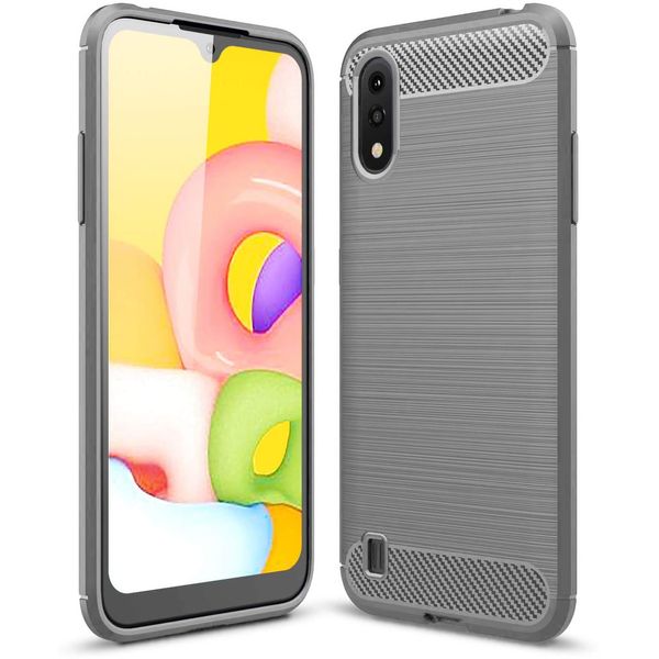 Чохол Slim для Samsung Galaxy A01 Сірий 44416