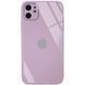 Чохол TPU+Glass GLOSSY Logo Сamera для Iphone 11 Рожевий / Pink Sand 50652 1